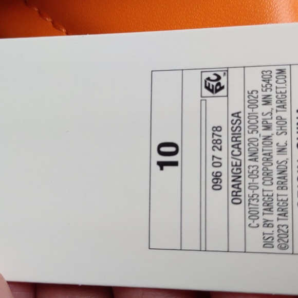 A. New Day Size 10 Orange Carissa  Braided Flat Slide In Sandals - Picture 9 of 11